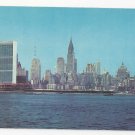 New York City Skyline UN Building East River Vintage Postcard NY New York City Skyline UN Building East River Vintage Postcard NY