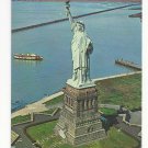 NY Statue of Liberty New York Harbor Liberty Island Vintage Postcard