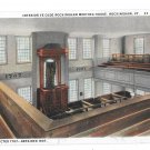 VT Rockingham Meeting House Interior Vintage Postcard CW Hughes VT Rockingham Meeting House Interior Vintage Postcard CW Hughes