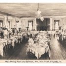 PA Gwynedd Wm Penn Hotel Dining Ball Room Vintage Advertising Postcard