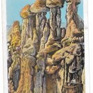 WY Hells Half Acre The Idols Rock Formation Vintage Postcard WY Hells Half Acre The Idols Rock Formation Vintage Postcard