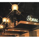 New York Doral Inn Manhattan Hotel Night View Vtg Postcard 4X6 NY