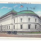 Washington DC Corcoran Art Gallery Vtg Postcard 1937