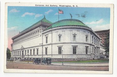 Washington DC Corcoran Art Gallery Vtg Postcard 1937