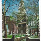Philadelphia PA Independence Hall Side Entrance c1970s Mike Roberts Postcard 4X6