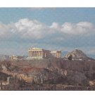 TWA Greece Athens The Acropolis In Flight with TWA Vtg Advertising Postcard TWA Greece Athens The Acropolis In Flight with TWA Vtg Advertising Postcard