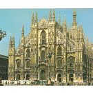 TWA Milan Cathedral Piazza del Duomo In Flight with TWA Advertising Postcard TWA Milan Cathedral Piazza del Duomo In Flight with TWA Advertising Postcard