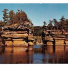 WI Sugar Bowl Lower Dells Vintage Wisconsin Postcard
