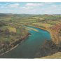 PA Susquehanna River Wyalusing Rocks Vtg Postcard