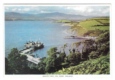 Ireland County Cork Bantry Bay Vtg Irish Postcard 4X6