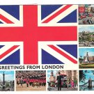 UK Great Britain Greetings from London Multi View Postcard 4X6 UK Great Britain Greetings from London Multi View Postcard 4X6
