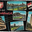 Germany Frankfurt Greetings Gruss Multi View Vtg 1969 Postcard 4X6