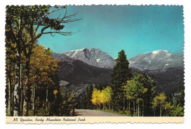 CO Mt Ypsilon Rocky Mountain National Park Vtg Postcard 4X6
