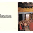 UK York Moorland Cottage Interior Vtg Postcard / Greeting Card