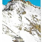 Germany Alps Zugspitze Ski Lift Schneefernerhaus Hotel Vtg Postcard 4X6