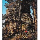 Olean NY Rock City Park Sentinel Rock Vtg 1960 Postcard Route 16A Olean NY Rock City Park Sentinel Rock Vtg 1960 Postcard Route 16A