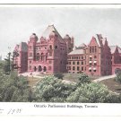 Canada Toronto Parliament Buildings Vtg MacFarlane Postcard 1908