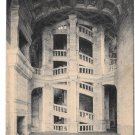 France Chambord Chateau Grand Escalier Stairway Postcard