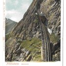 Switzerland Alps Pilatusbahn Train Mount Pilatus Vintage Postcard