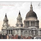 UK St Paul's Cathedral London Vintage Postcard England