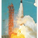 Atlas Agena Launch Lift off NASA John F Kennedy Space Center Postcard