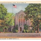 Valley Forge Washington Memorial Chapel PA Vintage Linen Postcard