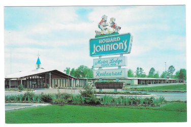 Howard Johnson's Motor Lodge Restaurant Rocky Mount NC HOJO Vtg Postcard