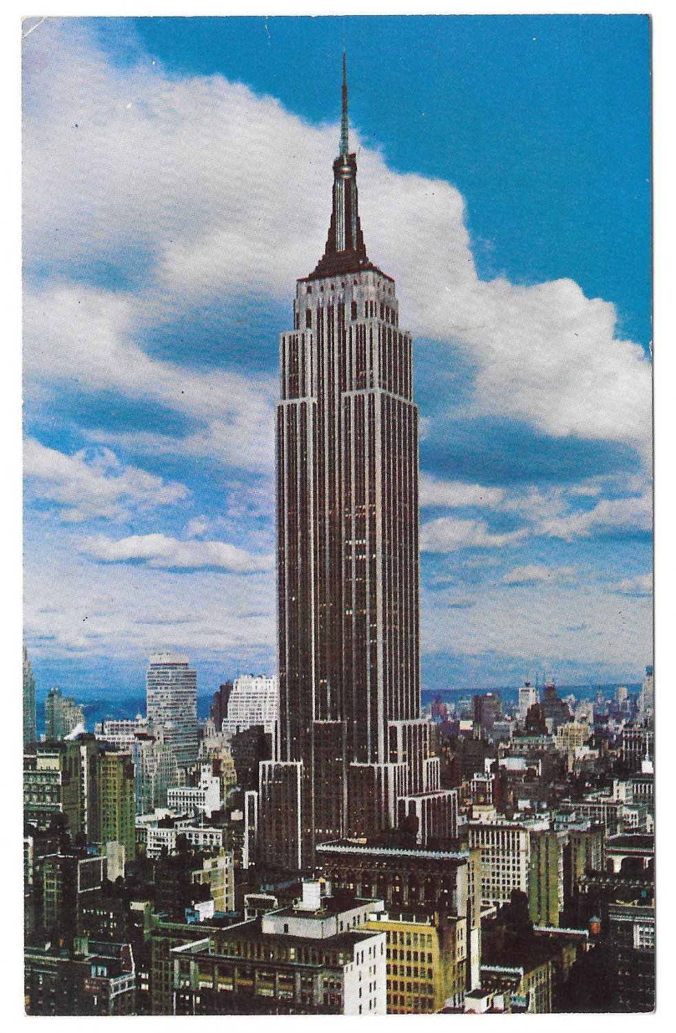 Empire State Building NYC Vtg Mike Roberts Postcard New York