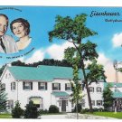 Gettysburg Eisenhower Farm President & Mamie Vintage Postcard
