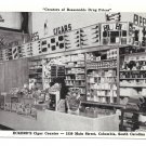 Eckerd's Drug Store Cigar Counter Columbia SC Vintage Postcard