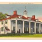 Mount Vernon Washington's Mansion VA Vintage 1947 Linen Postcard