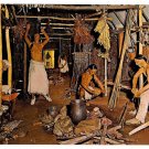 Delaware Indian Longhouse Recreation Harrisburg PA Museum Vintage Postcard