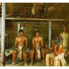 Turtle Clan Native American Indian Exhibit Vintage New York Museum Postcard