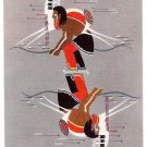 Onandaga Painting Tom Two Arrows American Indian New York Museum Vintage Postcard
