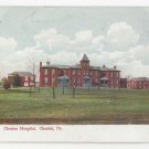 Chester PA Hospital Vintage 1910 Postcard