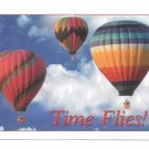 Dental Advertising Appointment Postcard Time Flies Hot Air Balloons card 2007