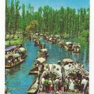 Mexico Xochimilco Floating Gardens Boats Trajineras Vintage Postcard Mexico Xochimilco Floating Gardens Boats Trajineras Vintage Postcard