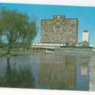 Mexico O'Gorman Mosaic Mural Ciudad National University Library Vntg Postcard