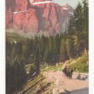 Austria Alps Tirol Canazei Dolomitenstrasse Pordoi Pass Vintage Postcard