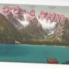 Italy Alps Tirol Durrensee Cristallogruppe Vintage Postcardd