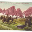 Italy Tirol Alps Weg zum Grodner Joch Techlerspitzen Vntg Postcard