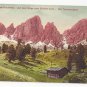 Italy Tirol Alps Weg zum Grodner Joch Techlerspitzen Vntg Postcard