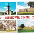 Kansas Abilene Eisenhower Center Vintage Multiview Postcard