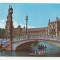 Spain Seville Plaza de Espana Bridge Vintage Sevilla Postcard 4x6