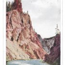 WY Yellowstone Park Red Pinnacle Grand Canyon Vintage Postcard WY Yellowstone Park Red Pinnacle Grand Canyon Vintage Postcard