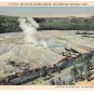 WY Yellowstone Park Excelsior Geyser Crater Vintage Haynes Postcard