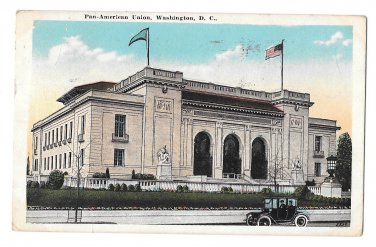 Washington DC Pan American Union Building Vintage Postcard