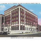 York PA YMCA Building Vintage 1937 Postcard Tichnor