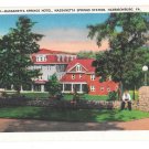 VA Harrisonburg Massanetta Springs Hotel Station Vintage Postcard VA Harrisonburg Massanetta Springs Hotel Station Vintage Postcard