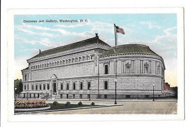 Washington DC Corcoran Art Gallery Vintage Garrison Postcard